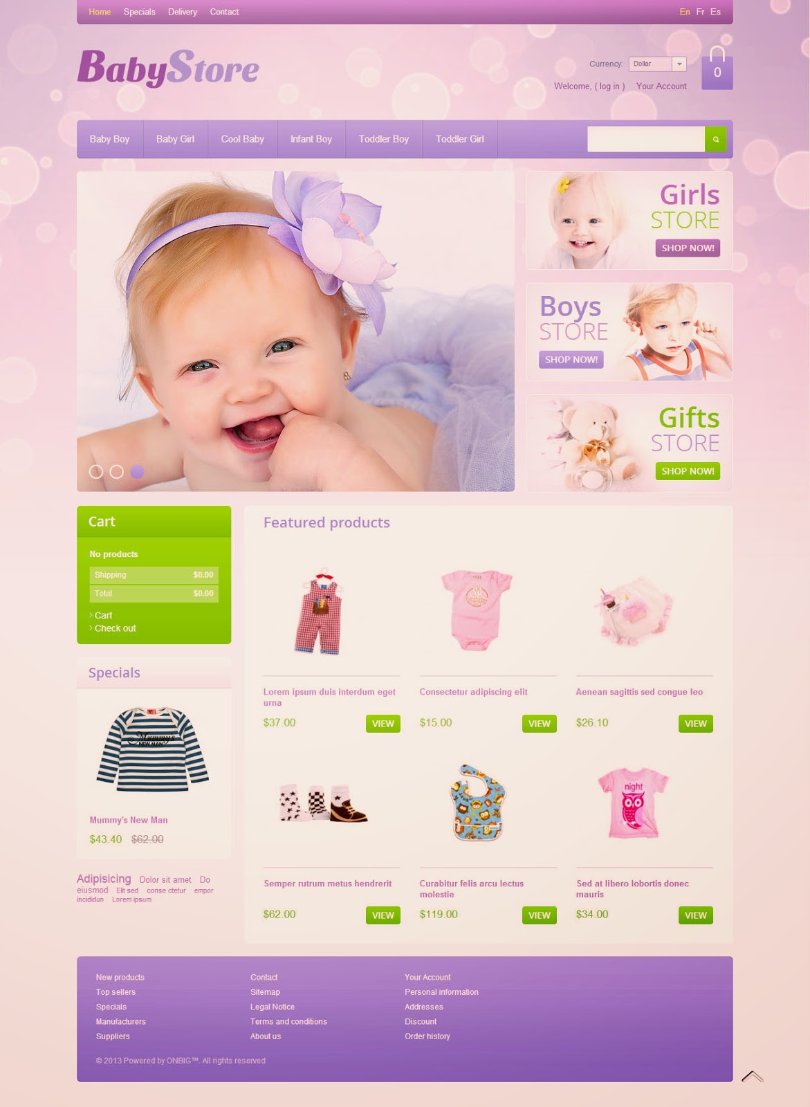 Mẫu website miễn phí cho bạn nào cần chuẩn seo 7