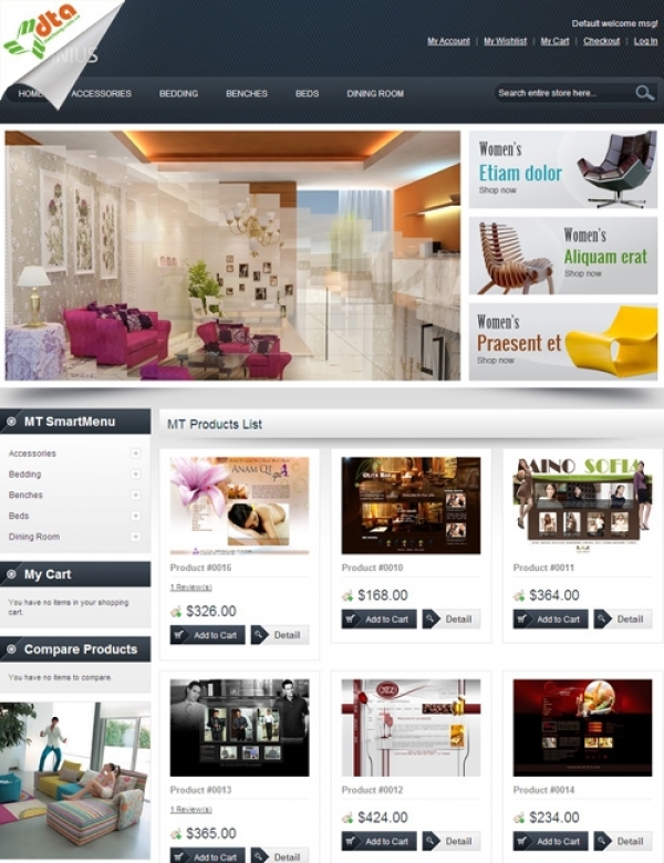 Mẫu website miễn phí cho bạn nào cần chuẩn seo 8