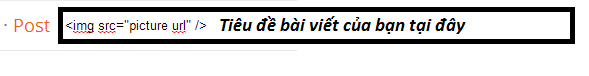 Thêm ảnh đại diện trước tiêu đề bài viết cho blogspot 3 blogspot
