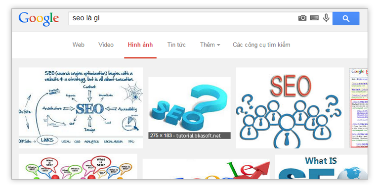 thủ thuật Seo hình ảnh
