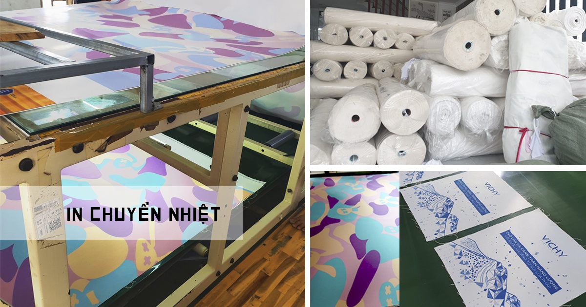 in chuyển nhiệt trên vải